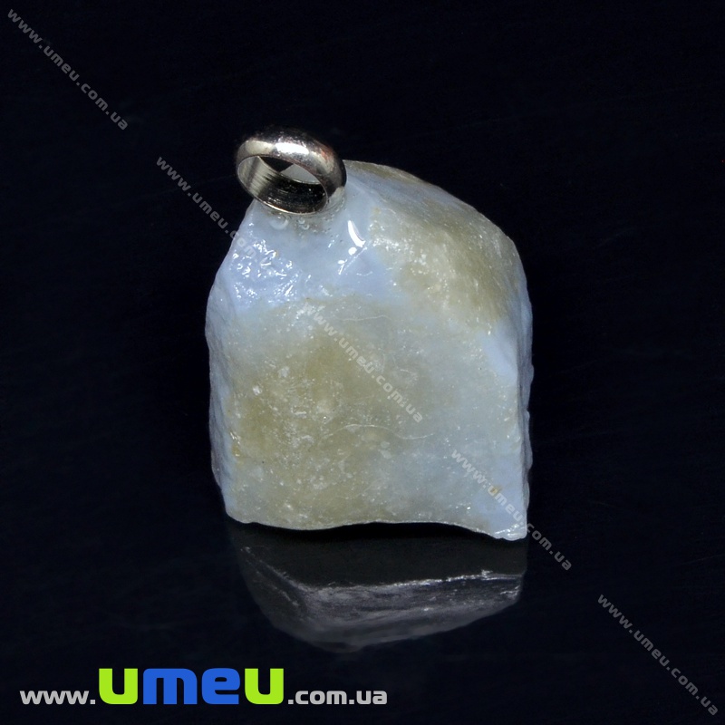 Подвеска из натурального камня Сапфирин, 32х21х20 мм (POD-026130)