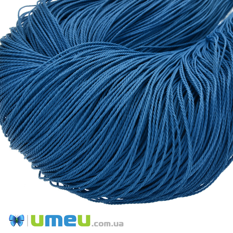 Поліестеровий шнур кручений, 1 мм, Бірюзовий(LEN-047433)
