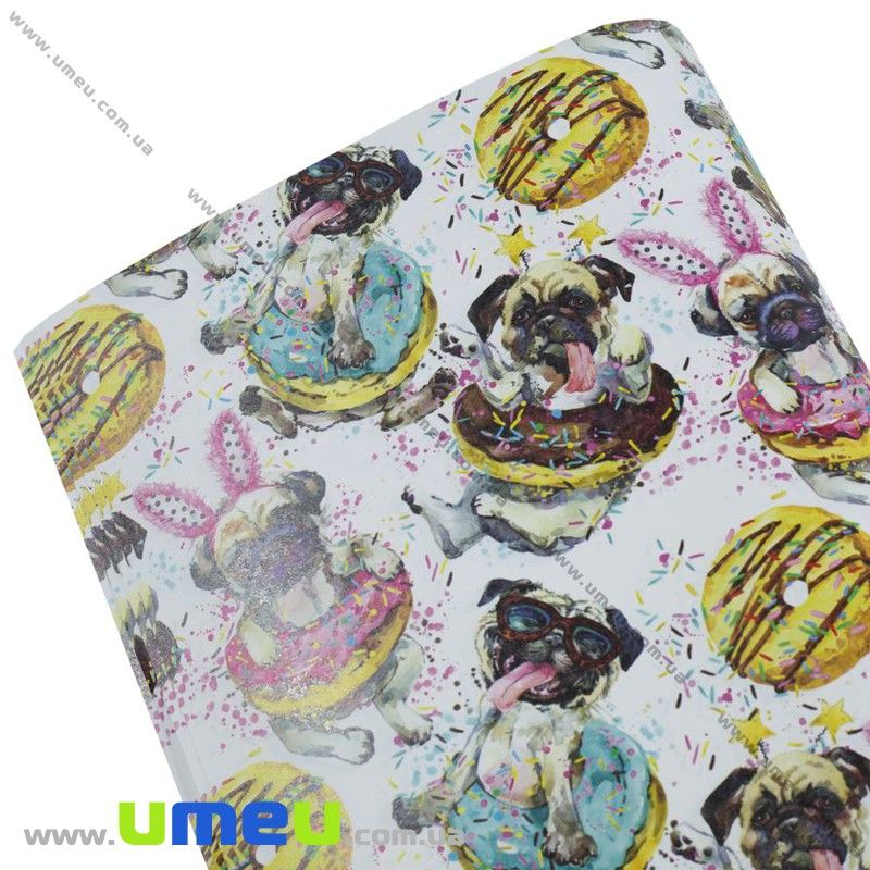 Пакувальний папір Мопс, 70х100 см (UPK-032727)