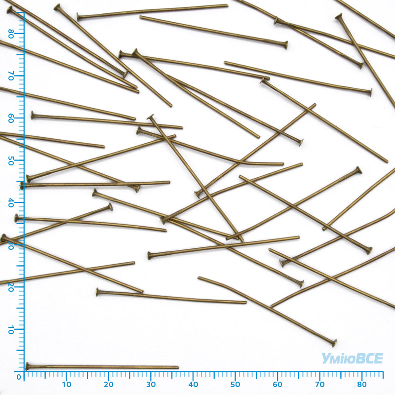 Гвоздики, Античная бронза, 3,5 см, 0,7 мм (PIN-055016)