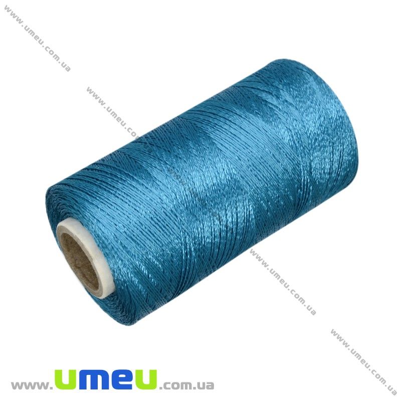 Нитки шовкові Doli, Бірюзові темні 3685, 500 м (MUL-021594)