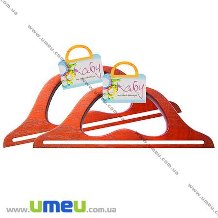 Ручки для сумок деревянные Passion, Красное дерево, 300х118 мм (BAG-002354)