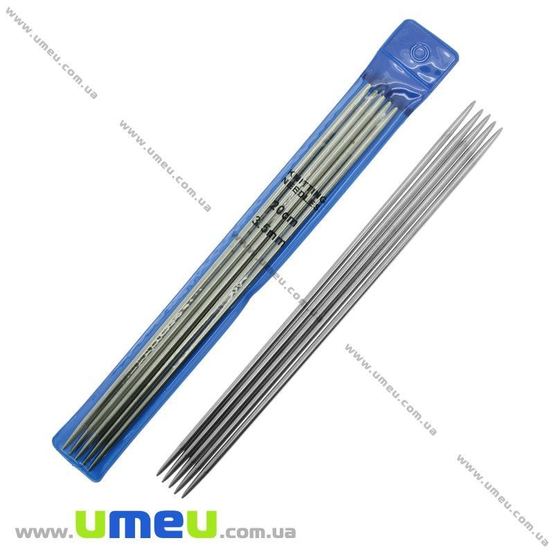 Спиці прямі Шкарпеткові, 3,5 мм, 20 см (YAR-024564)