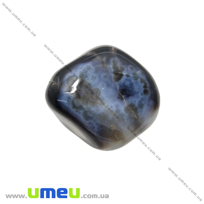 Галтовка Агат черный, 24х22х17 мм (POD-026124)