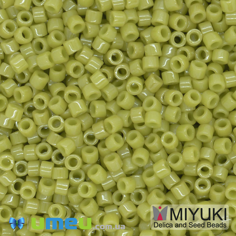 Бісер японський Miyuki Delica 11/0 DB262, Оливковий (BIS-045260)