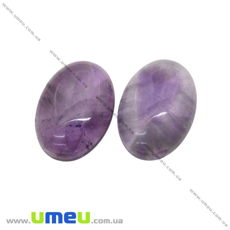 Кабошон нат. камінь Аметист, Овал, 25х18 мм (KAB-025930)