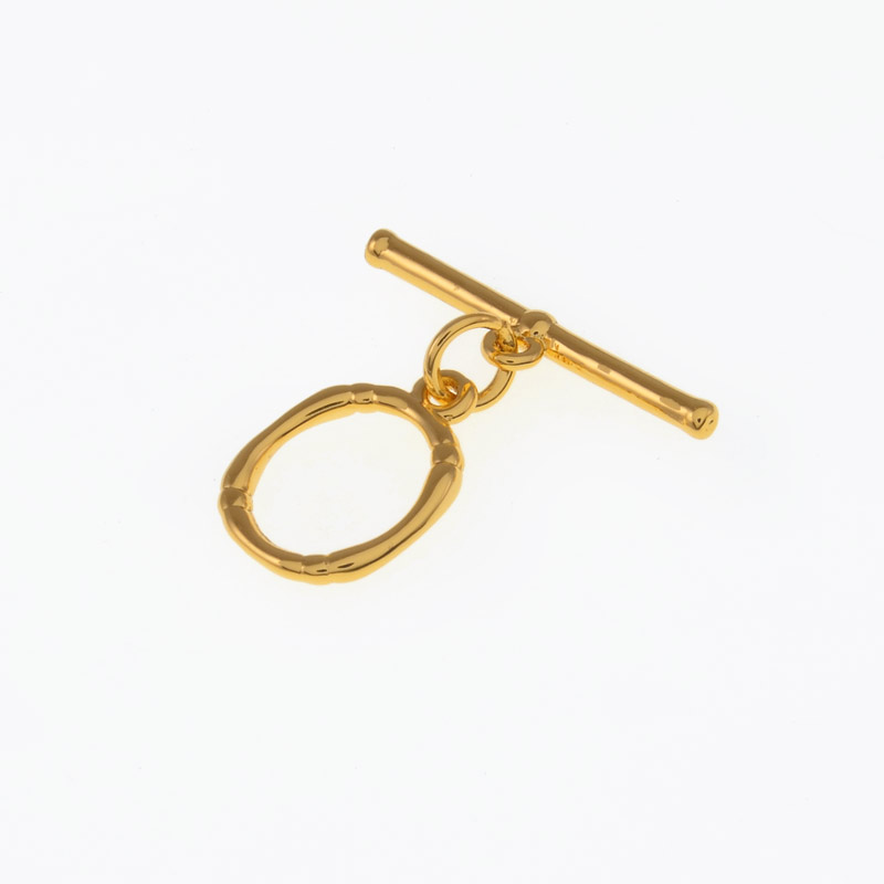 Тогл, 21х14 мм, Латунь з покриттям 18 kt (ZAM-055398)