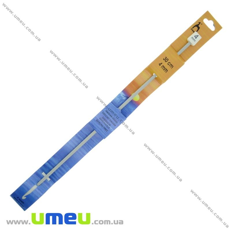 Гачок туніський для в'язання тефлоновий Pony (Індія), 4,0 мм (YAR-030097)