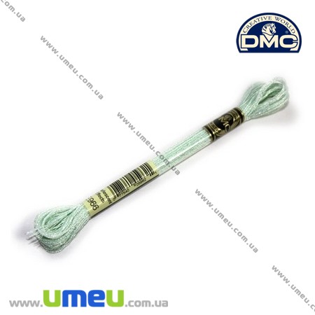 Мулине DMC Pearlescent E966, Лайм, Перламутровый эффект (DMC-006349)