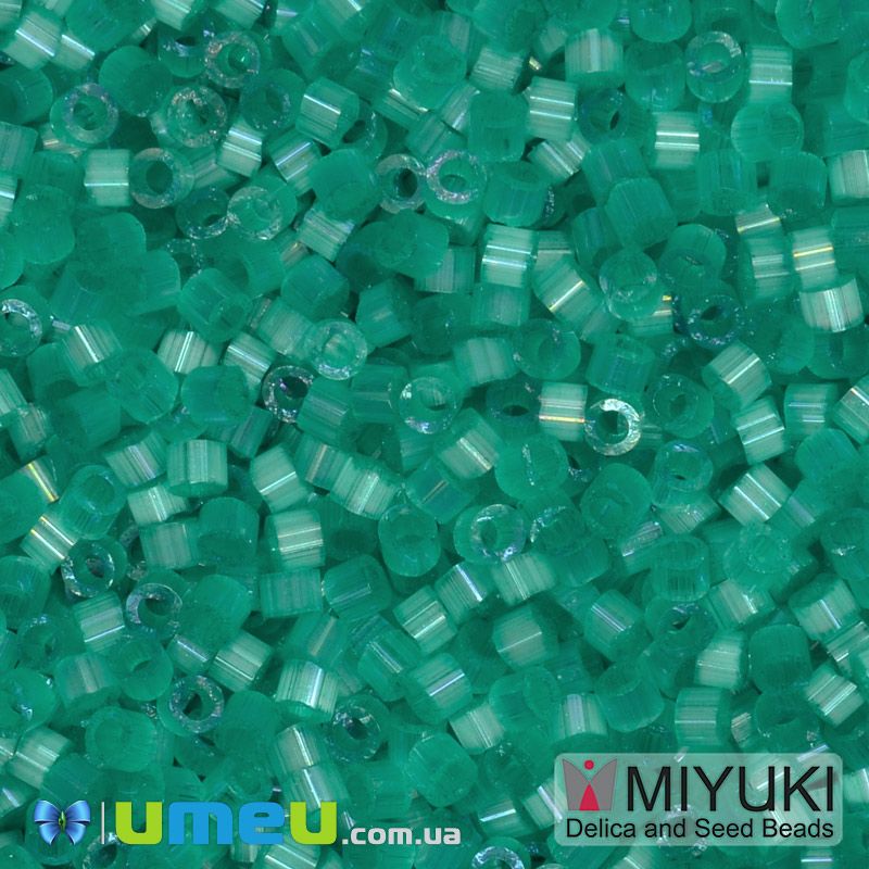 Бісер японський Miyuki Delica 11/0 DB1813, Сатин м'ятний (BIS-045521)