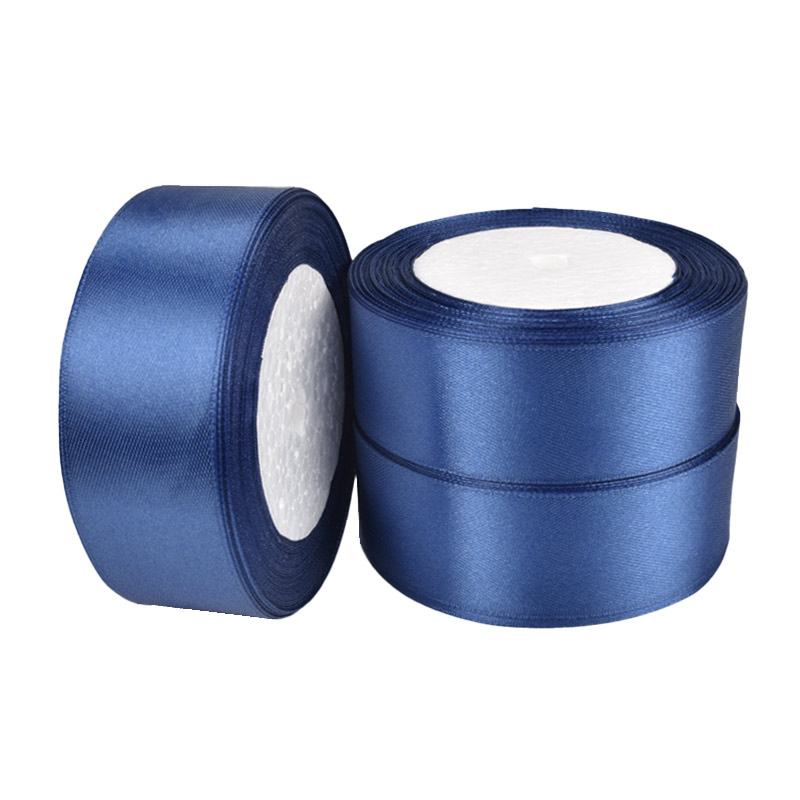 Атласна стрічка, 30 мм, Синя (LEN-061107)