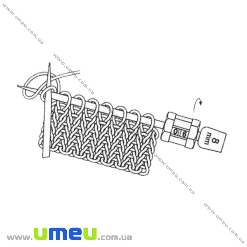 Счетчик рядов PONY (Индия), для спиц 2-5 мм (YAR-030142)