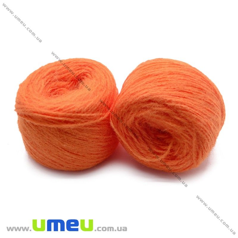 Акриловые нитки, Оранжевые, 5 г (80 м) (MUL-014867)