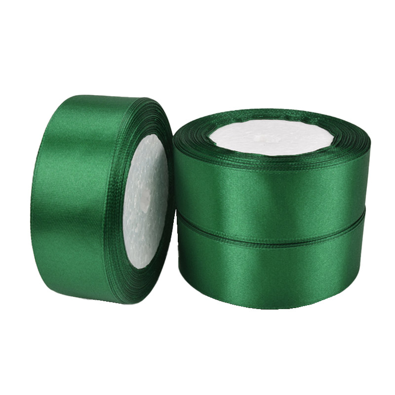 Атласна стрічка, 30 мм, Зелена (LEN-061104)