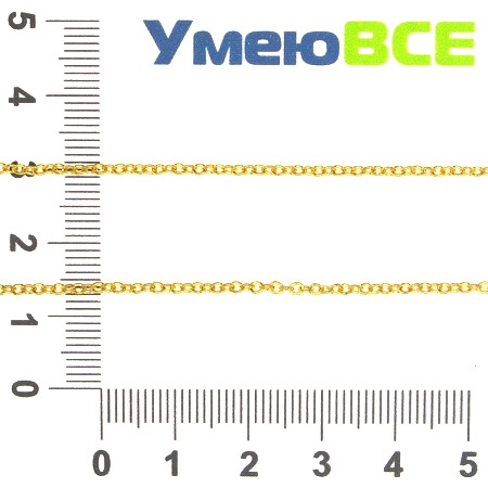 Цепь, Золото, 2х2 мм (ZEP-007761)