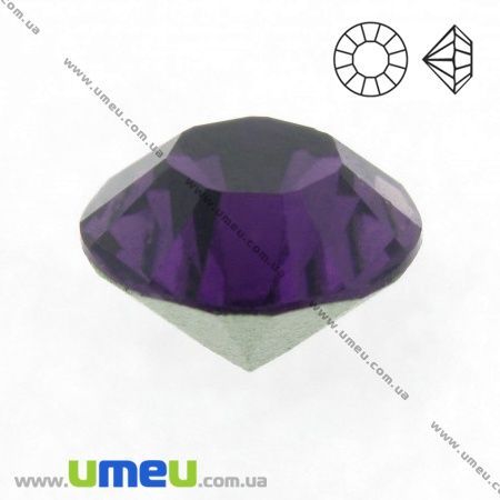 Стрази скляні конусні SS16 (3,8 мм), Фіолетові (STR-018841)