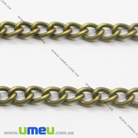 Ланцюг, Антична бронза, 4х3 мм (ZEP-007084)