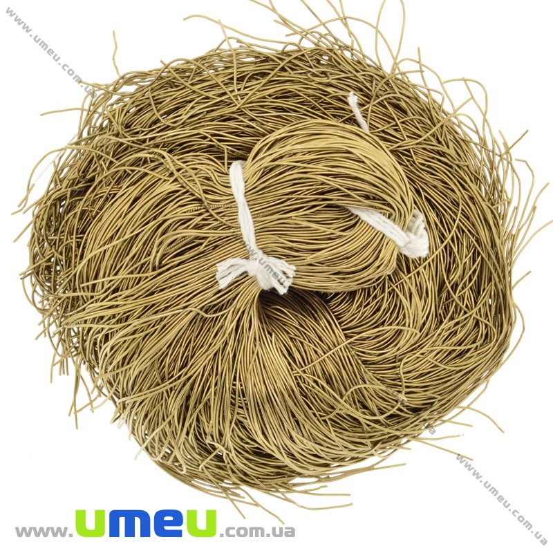 Канітель гладка 1 мм, Бронза (KNT-027962)