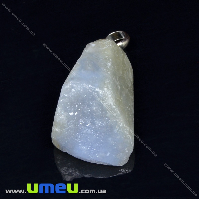 Підвіска з натурального каменю Сапфирин, 36х24х19 мм (POD-026129)