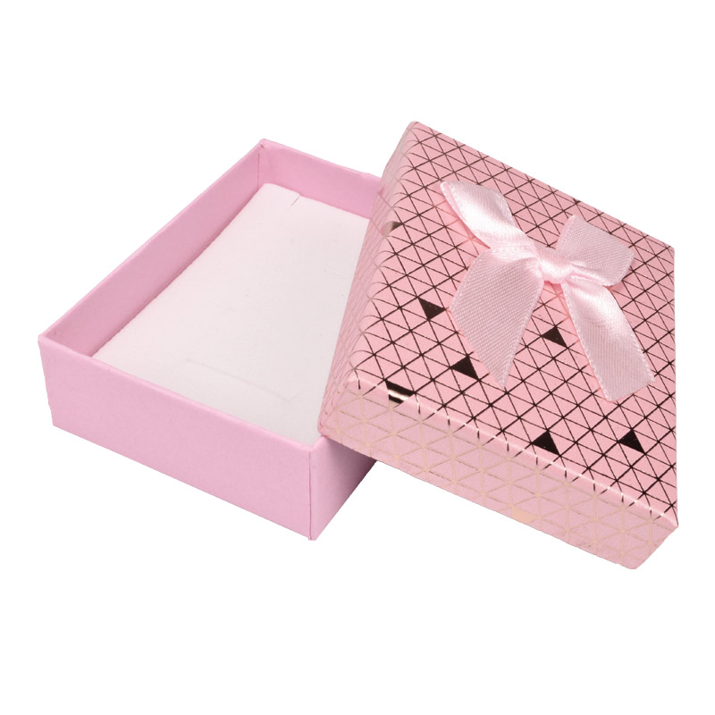Подарункова коробочка Прямокутна, 9х7х3 см, Рожева (UPK-053799)