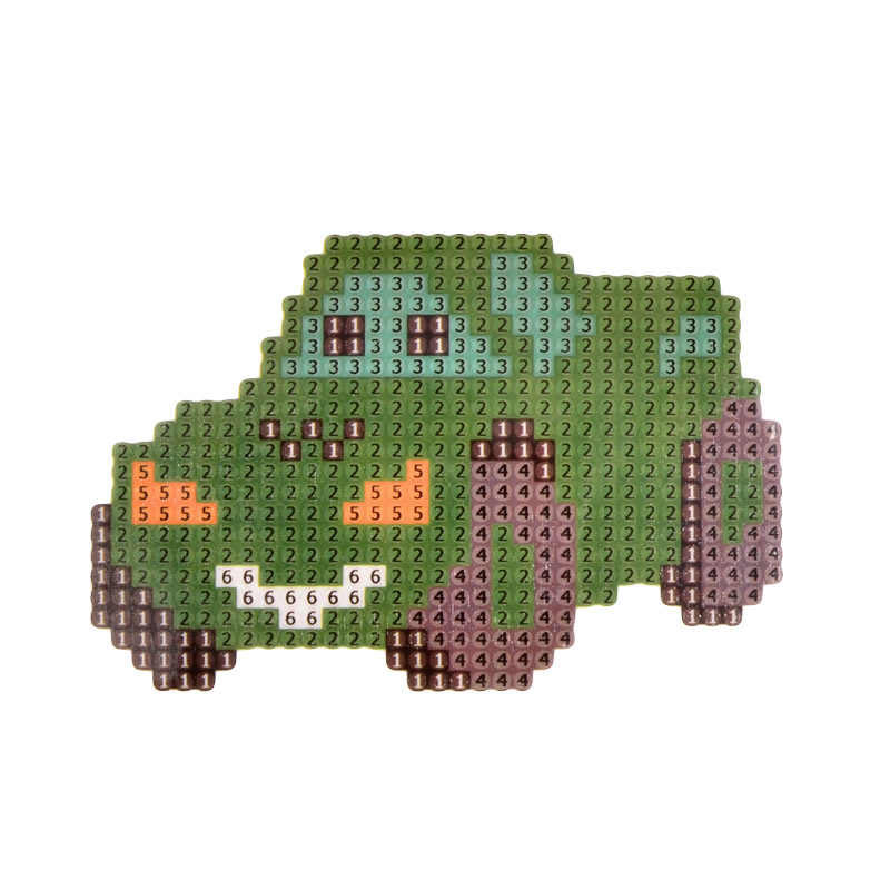 Набор алмазной живописи (наклейка) 9х7 см, Машинка (SXM-052516)