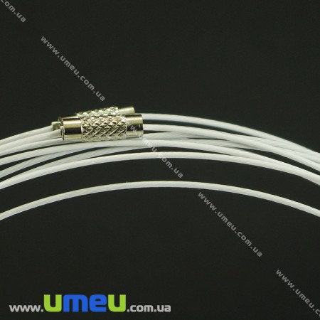 Основа для колье Чокер, Белая, 44 см (OSN-000651)