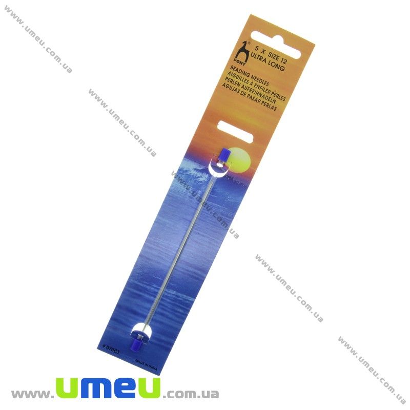 Набір голок №12 (довгі) PONY, 5 шт (UPK-032215)