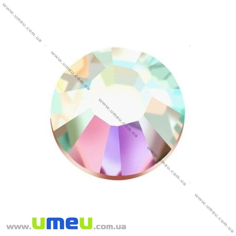 Стрази скляні неклейові SS20 (4,8 мм), Білі АВ (STR-019212)