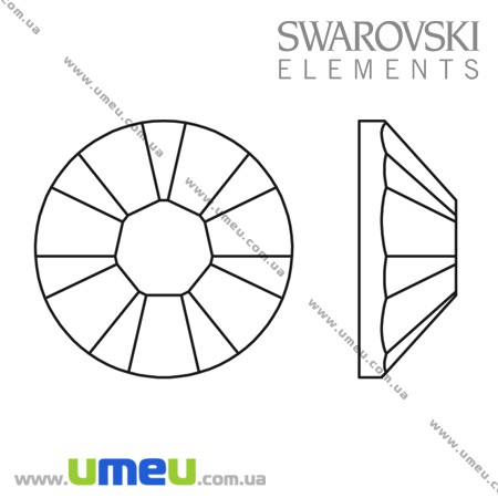Стразы Swarovski 2038 Cosmojet, HotFix, SS8 (2,4 мм) (STR-009831)