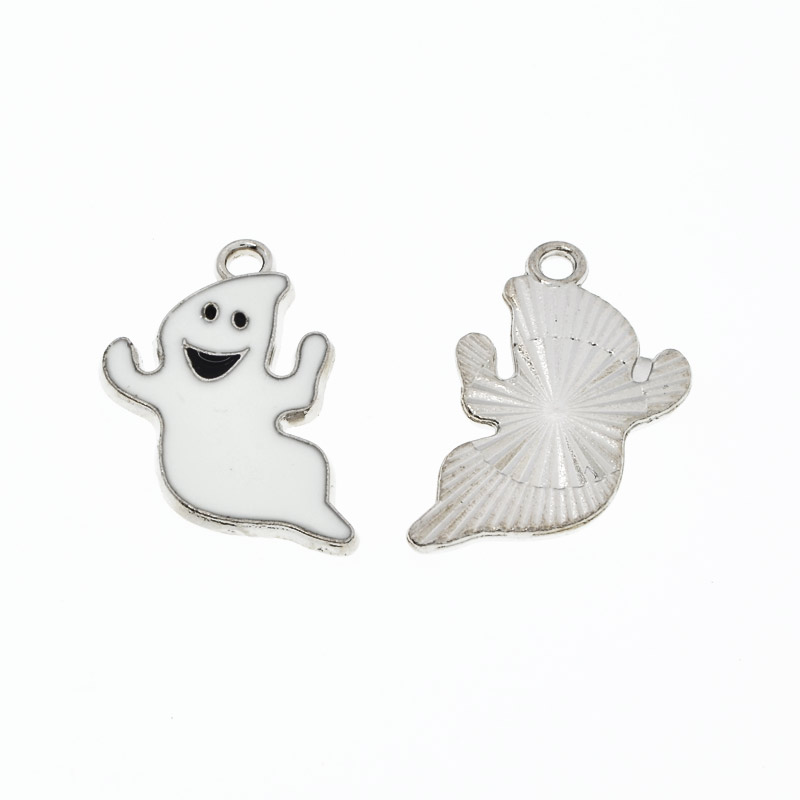 Підвіска метал. Привид, 24х14 мм, Темне срібло (POD-054779)