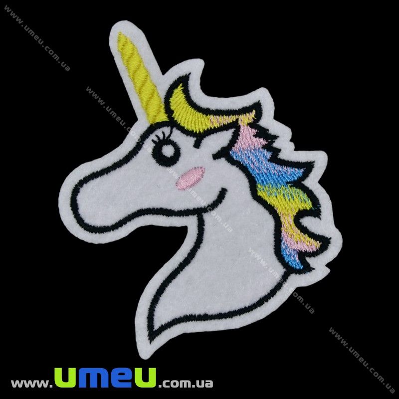 Термоаплікація дитяча Єдиноріг, 9х7 см (APL-029995)