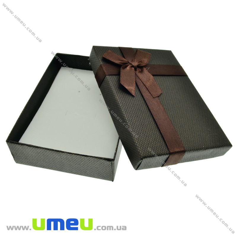Подарункова коробочка Прямокутна, 11х8х3 см, Коричнева (UPK-023181)