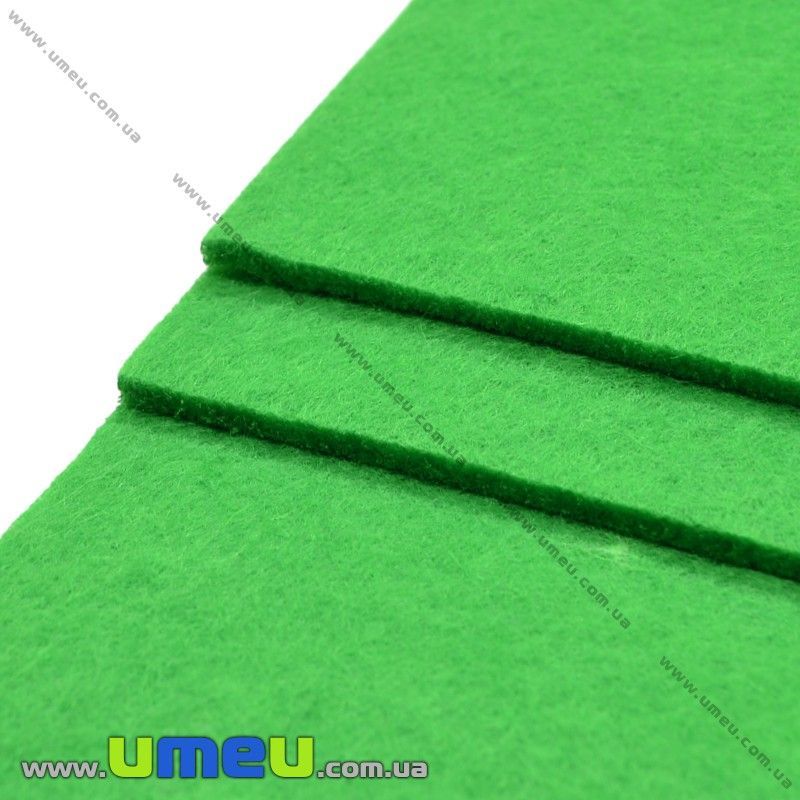 Фетр 3 мм, 20х30 см, 327 Зелений (FLT-019352)