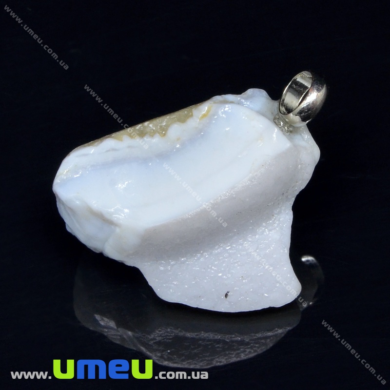 Подвеска из натурального камня Сапфирин, 34х29х17 мм (POD-033787)