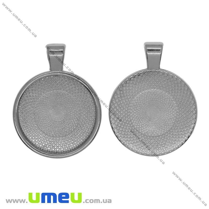 Основа кругла, 37х29 мм, 25 мм, Чорна (OSN-037141)