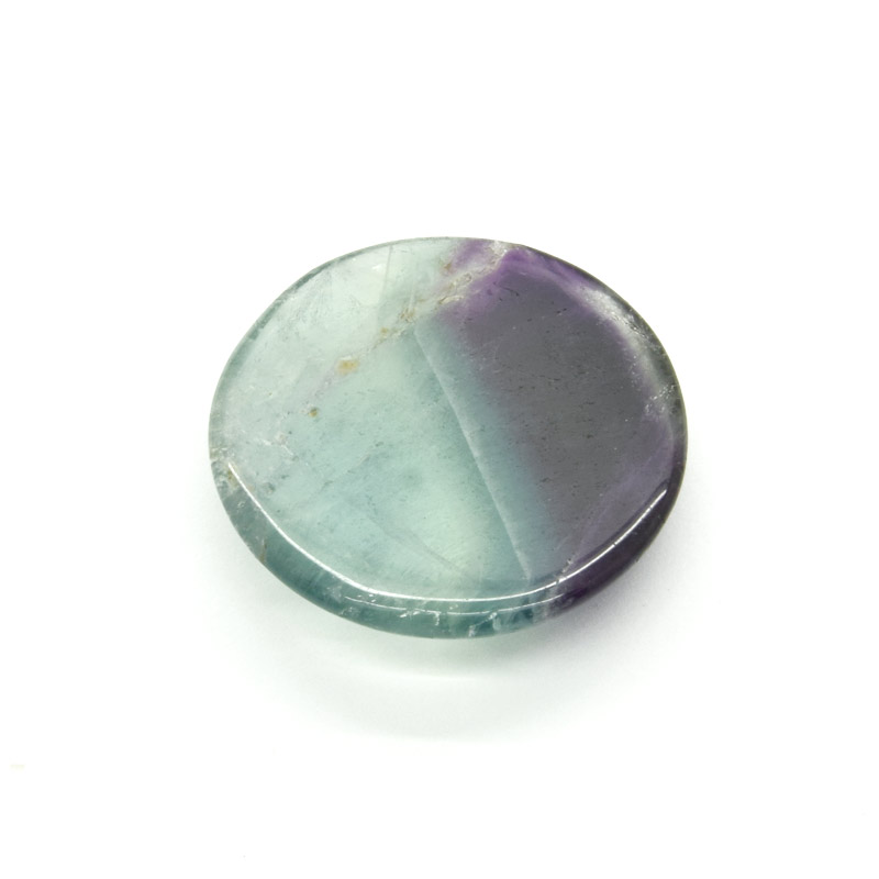 Кабошон нат. камінь Флюорит, Круглий, 25 мм (KAB-059246)