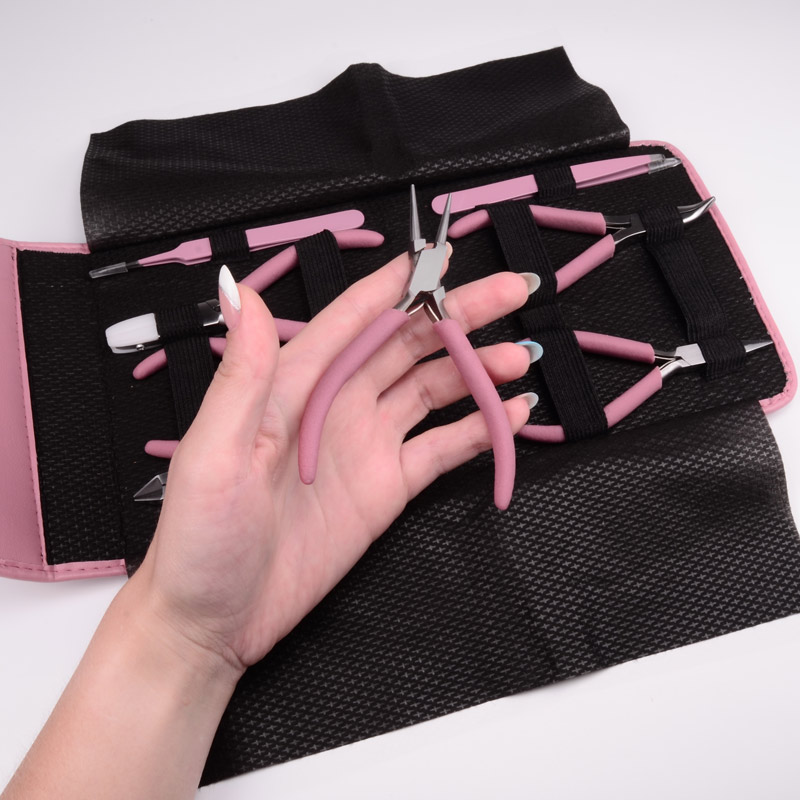 Набір інструментів (8 предметів), Рожевий (INS-055991)