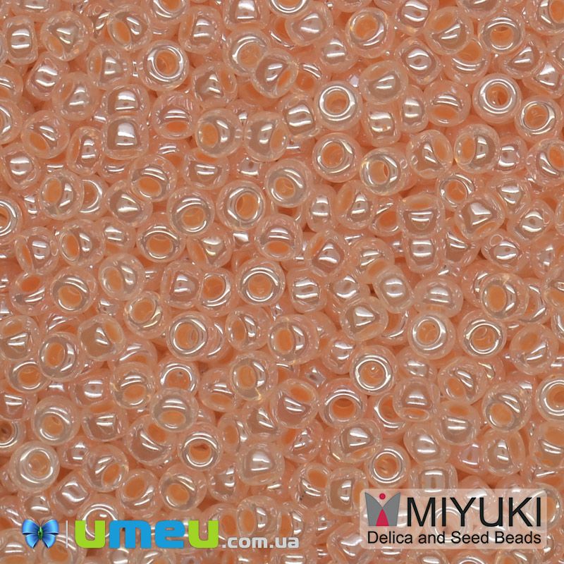 Бісер японський Miyuki круглий RR 11/0 №543, Персиковий (BIS-045642)