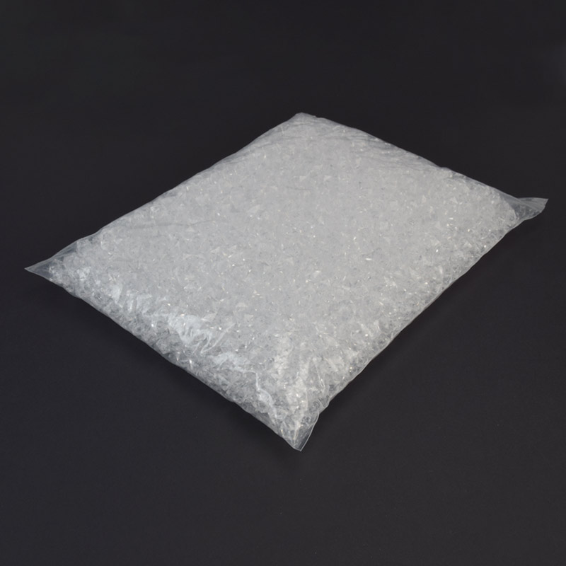 Намистини для сумок ОПТ Акрилові, Куб гранований, 8х7,5 мм, Прозорі (BUS-059920)