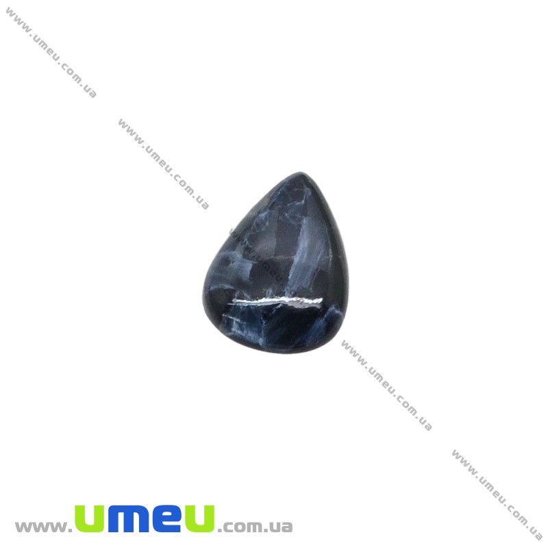 Кабошон нат. камінь Петерс, Крапля, 17,8х13 мм (KAB-036142)