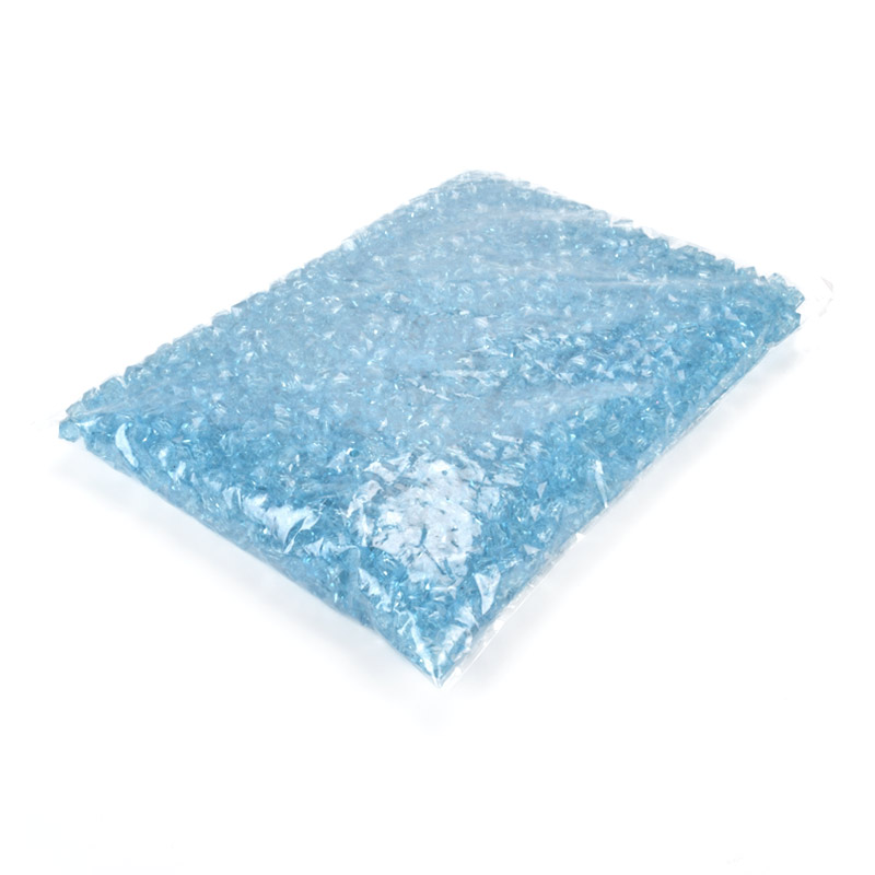 Намистини для сумок ОПТ Акрилові, Куб гранований, 8х7,5 мм, Блакитні (BUS-059925)