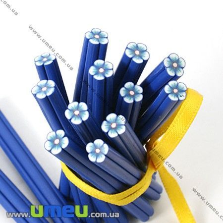 Паличка FIMO Квітка синій, 50 мм (DIF-003544)