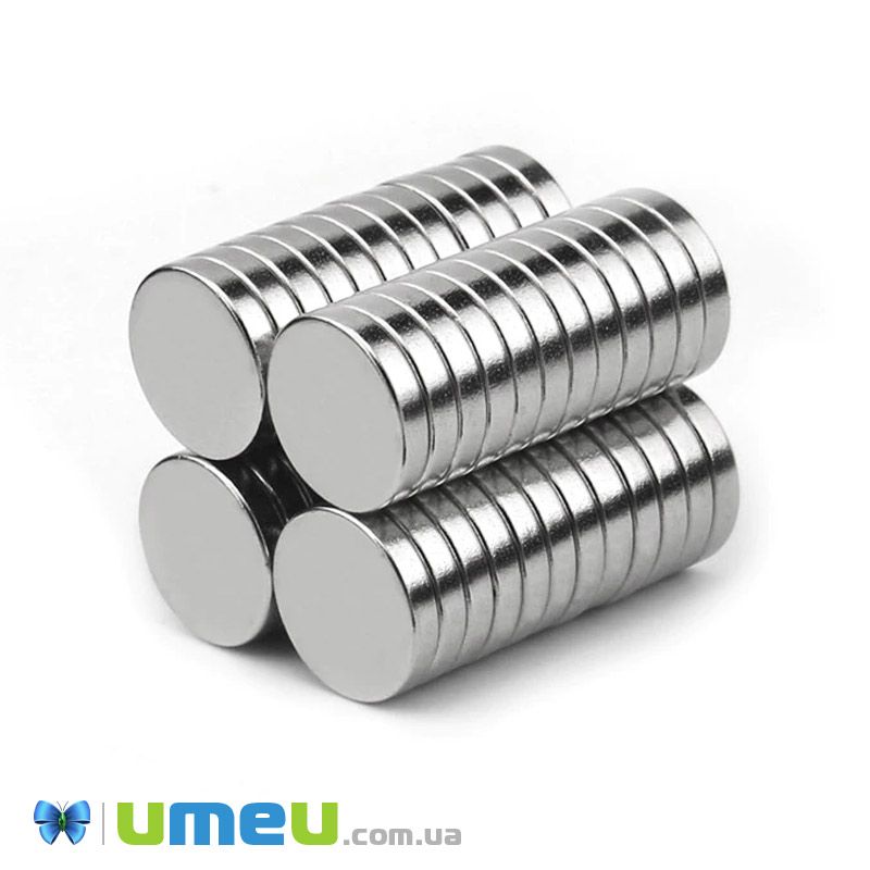Магніт неодимовий для брошок Круглий, 15х2,7 мм (OSN-040175)