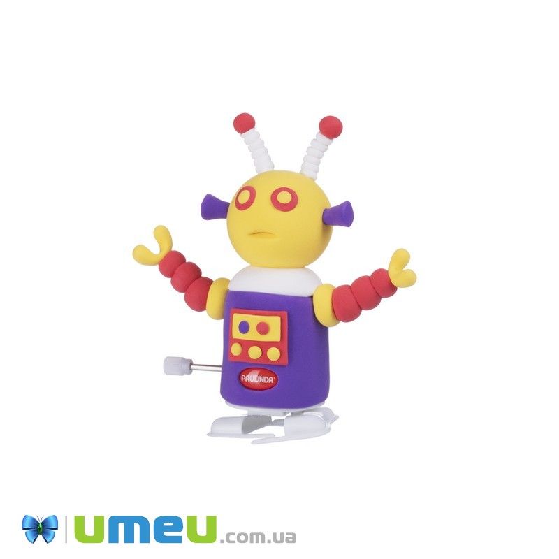 Набір для ліплення Paulinda Super Dough 3 в 1 (робот, дракон, машинка) (DIF-043505)