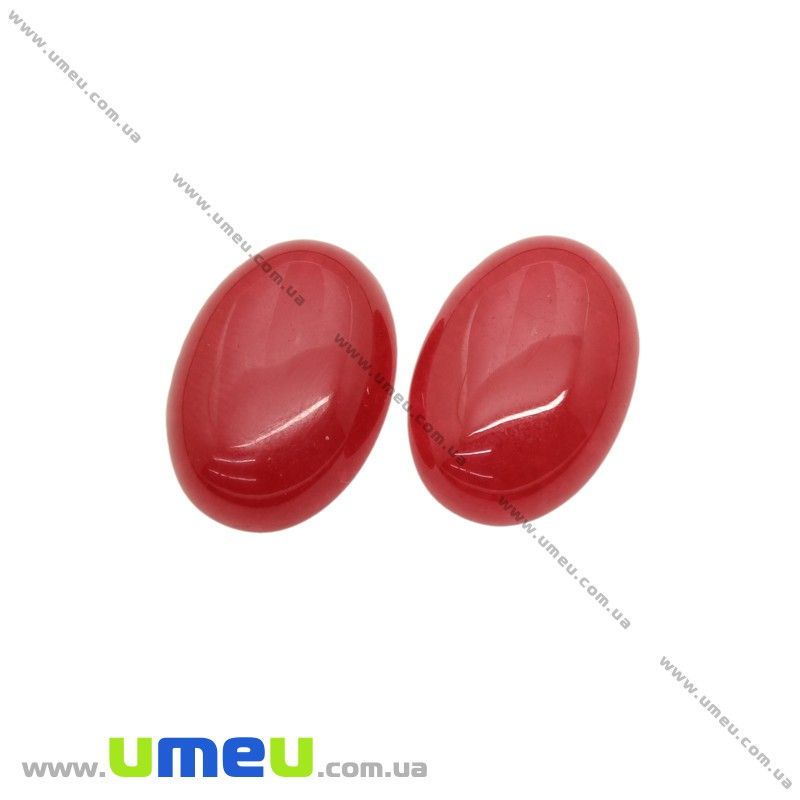 Кабошон нат. камінь Нефрит червоний, Овал, 18х13 мм (KAB-025941)
