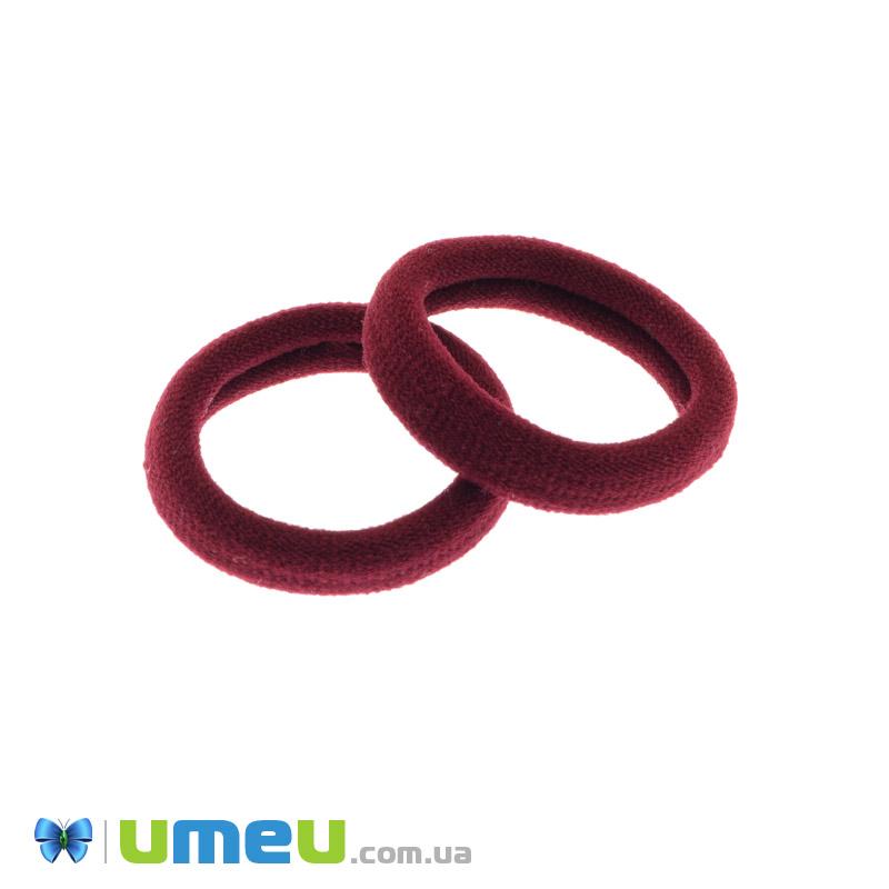 Резинка для волосся мікрофібра, 40 мм, Бордова (OSN-041651)
