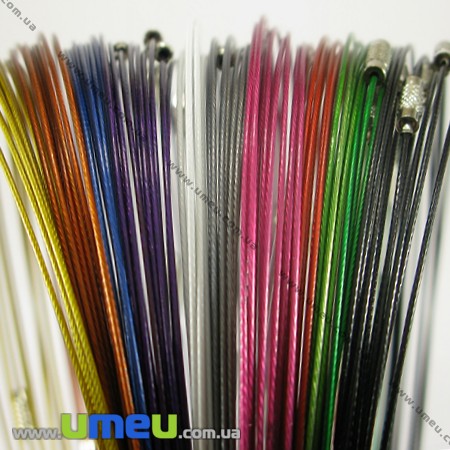 Основа для кольє Чокер, Салатова, 44 см (OSN-000645)