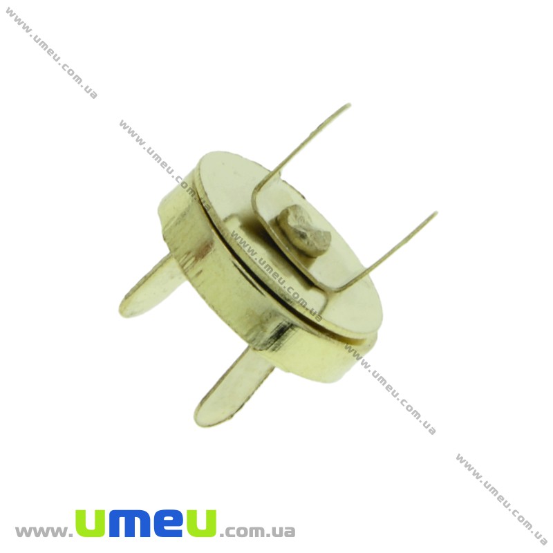 Замок-кнопка магнитная, Золото, 14 мм (BAG-002371)