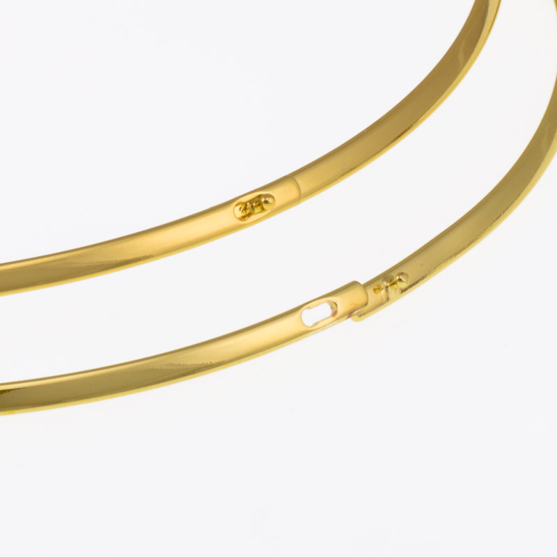 Основа металева для кольє, 13 см, Золотиста (OSN-056078)