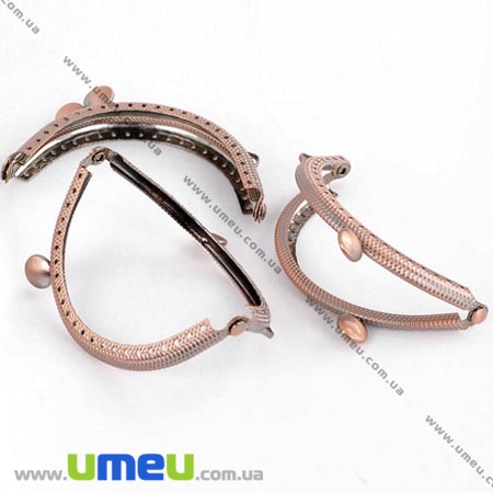 Фермуар металевий, Мідь, 8,5х5,5 см (BAG-007338)